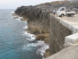 北大東島の西港